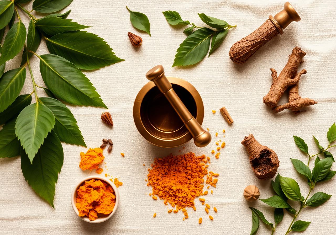Ayurvedic herbs and natural healing